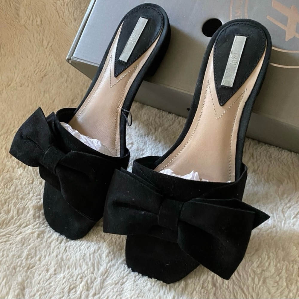 H&M Black Bow Women’s Slides